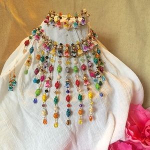 Woven Mexican necklace